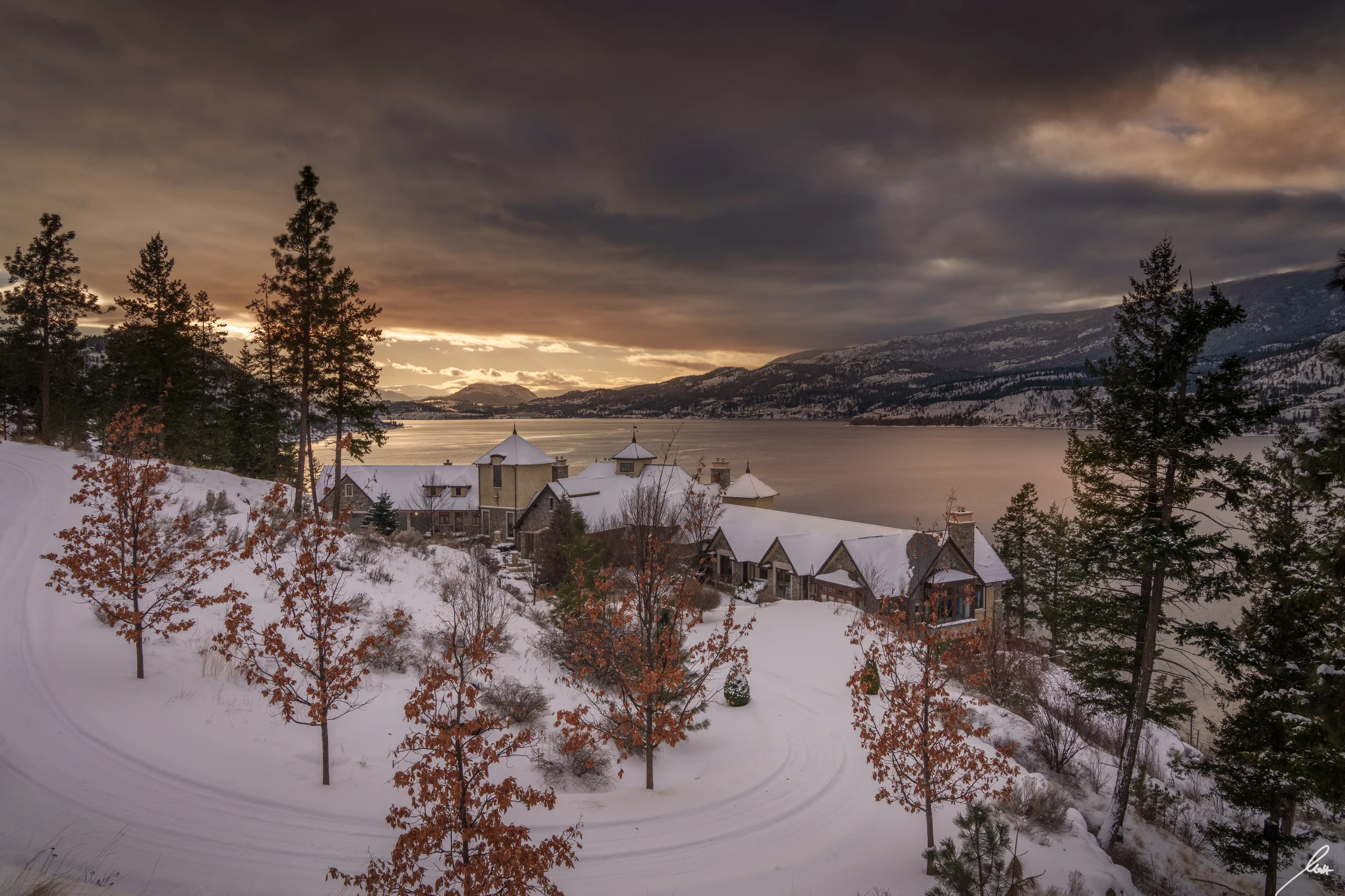 Okanagan fall harvest and wine country