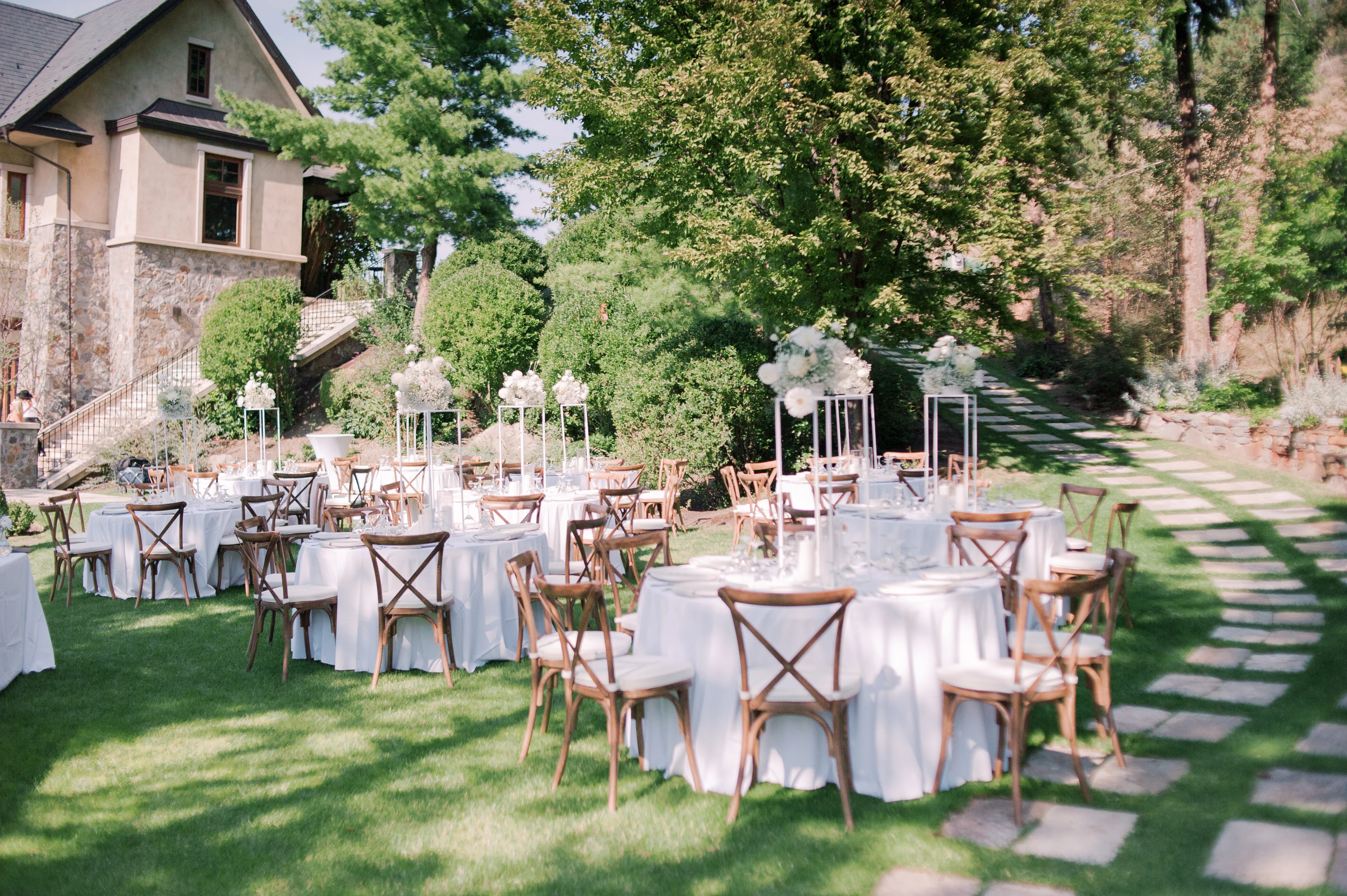 Wedding reception at Château Okanagan